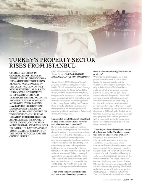 “Turkey's Property Sector Rises From Istanbul” — İngilizce sürüm, s.119