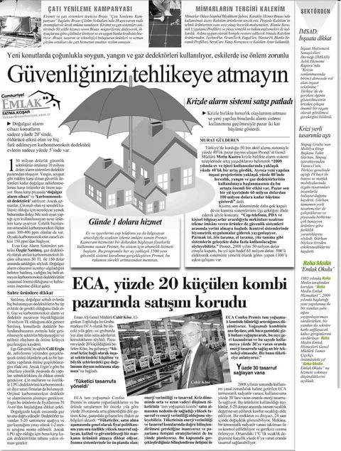 Cumhuriyet Emlak — “Reha Medin Emlak Okulu”, Sektörden köşesi