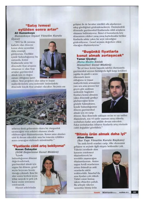 Ekonomist Mortgage Market — “Bugünkü fiyatlarla konut almak zorlaşacak”, uzman görüşü
